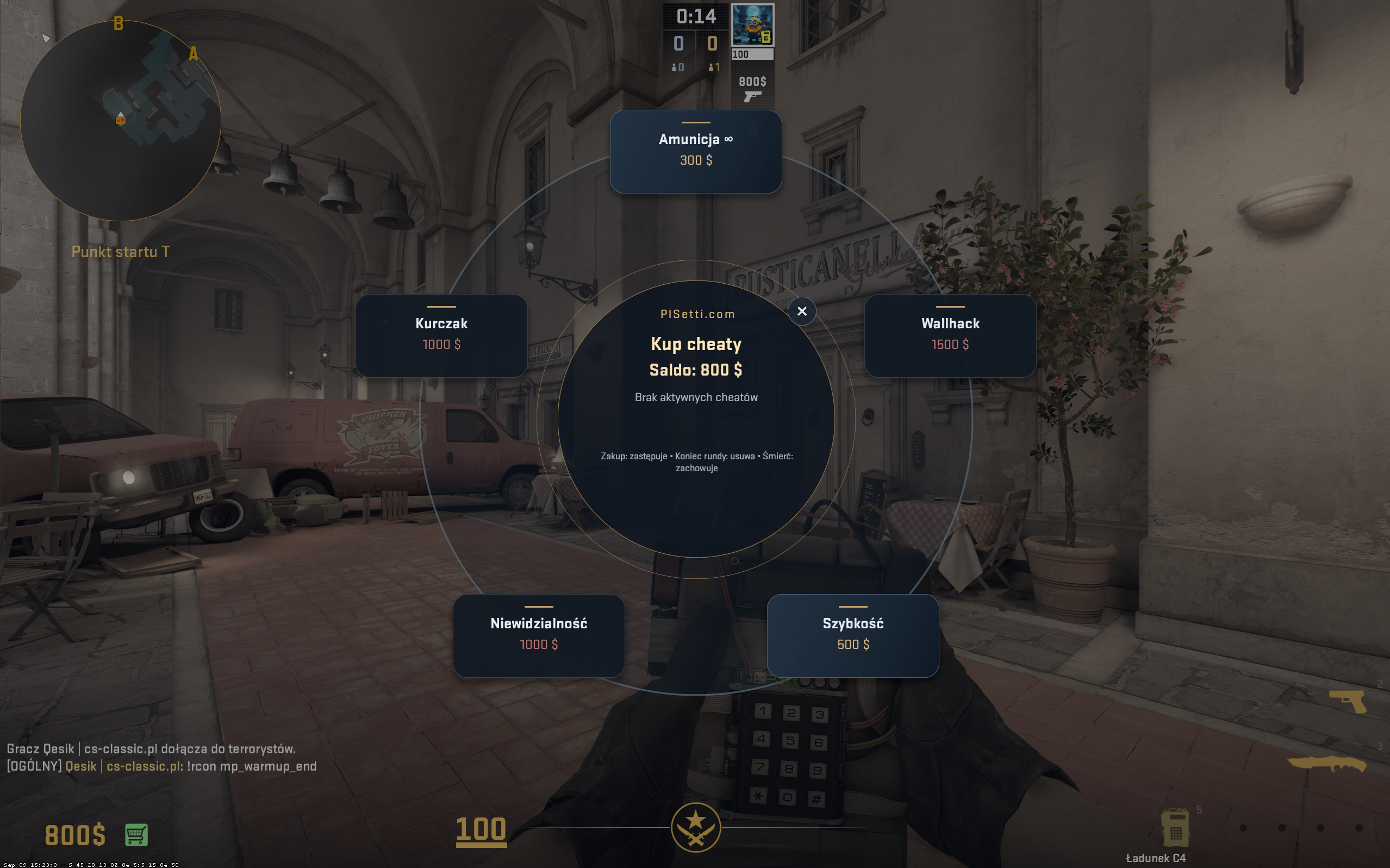 qBuyCheats - menu